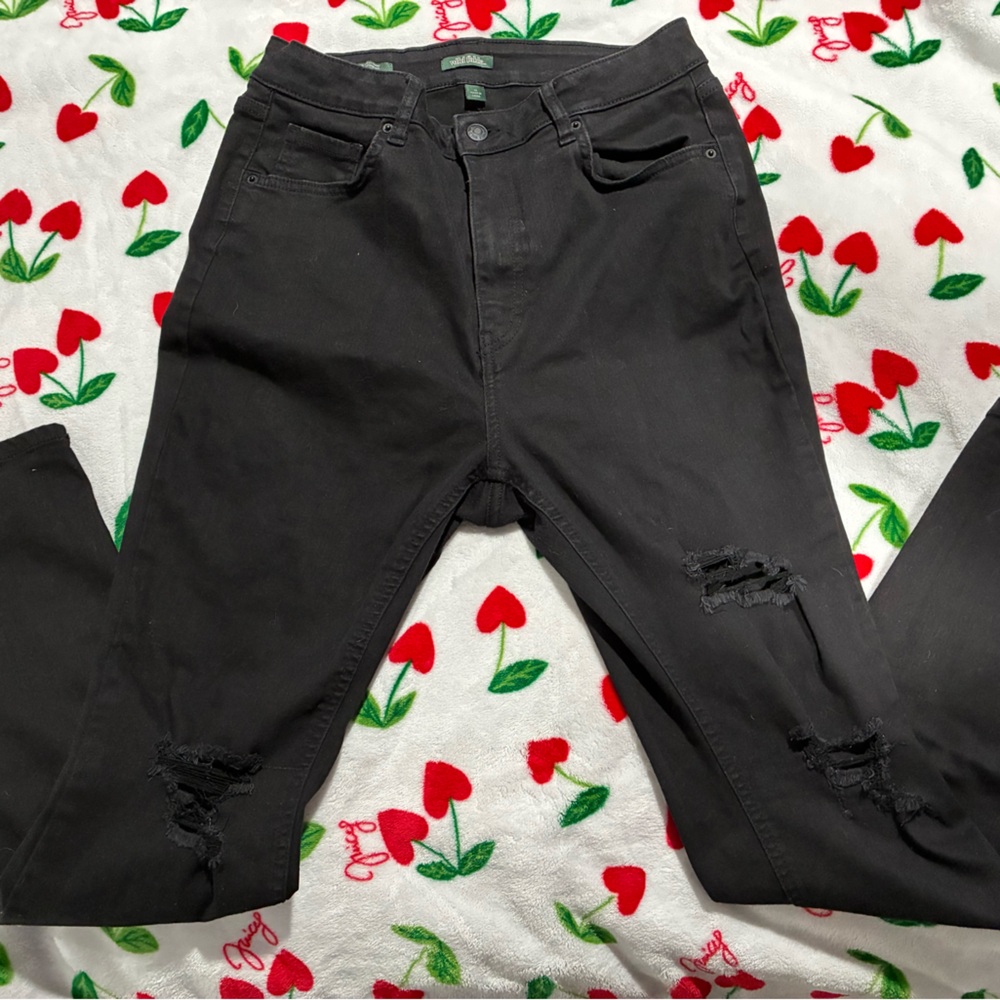 Wild Fable Black Distressed Skinny Jeans